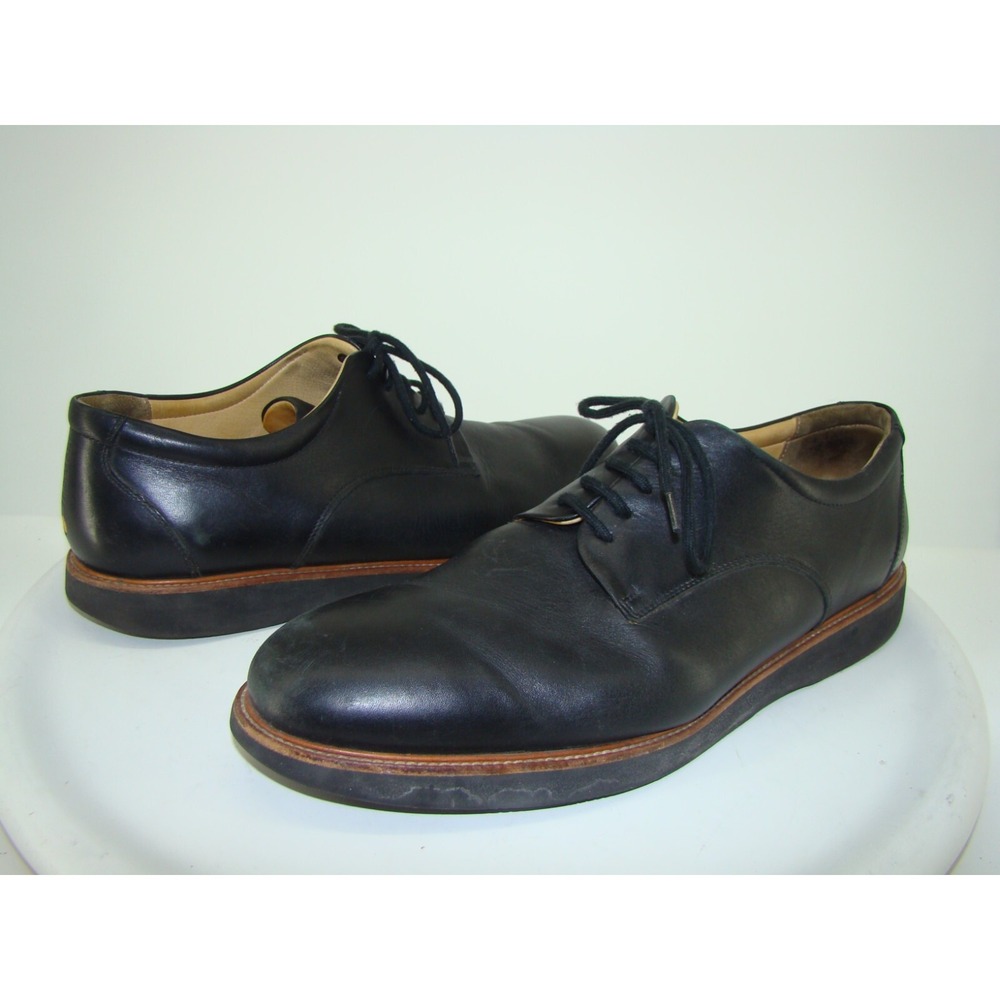 SAMUEL HUBBARD MENS BLACK LEATHER Lace Up SHOES SIZE 14   C116 - Picture 7 of 10